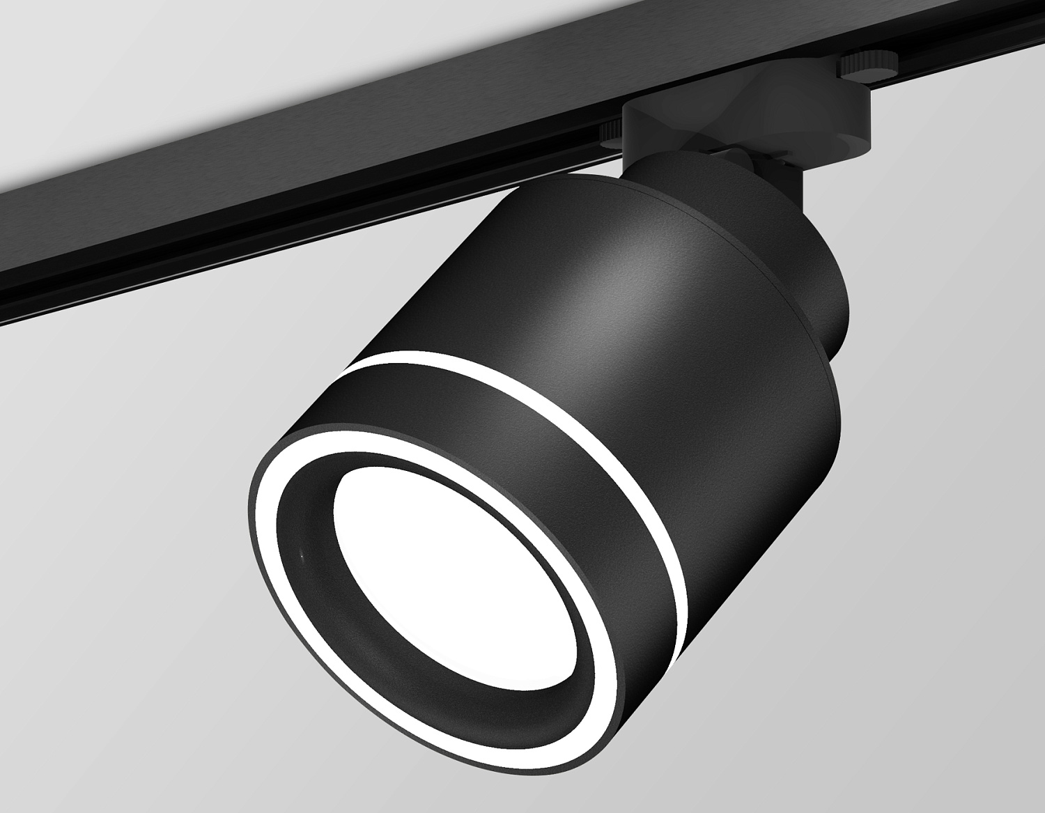 Комплект трекового светильника с акрилом XT8111003 SBK/FR черный песок/белый матовый GX53 (A2526, A2106, C8111, N8434)