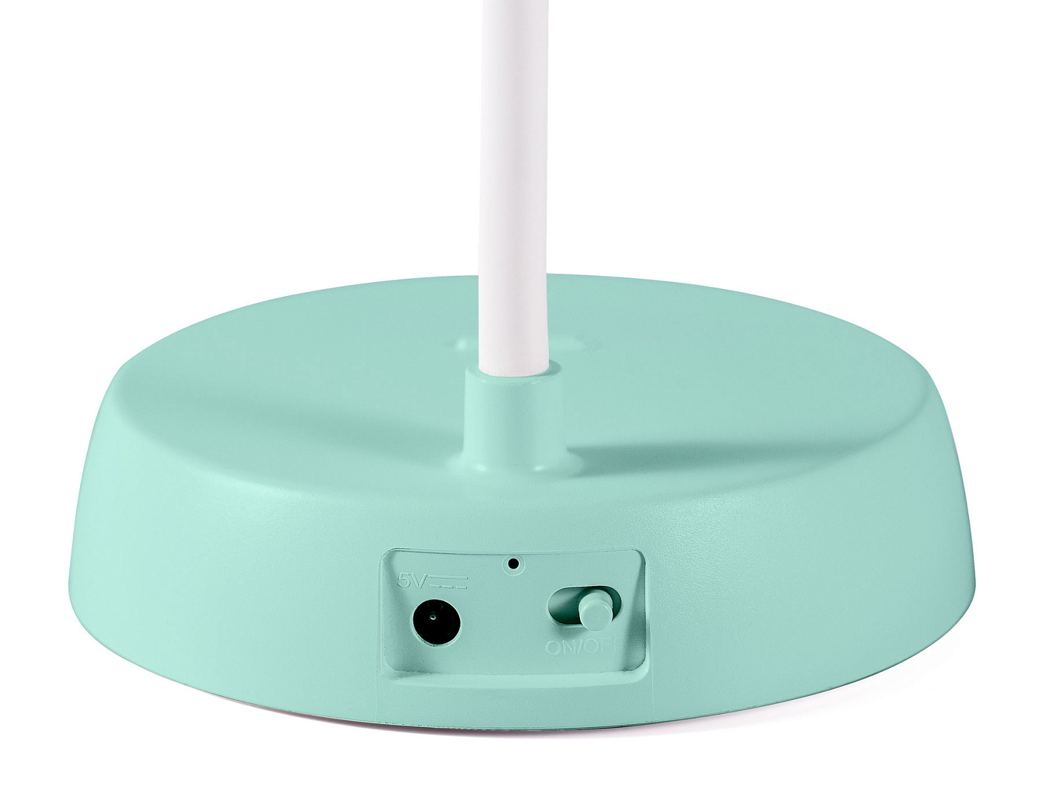 Светодиодная настольная лампа с аккумуляторной батареей, регулировкой цвета и USB-проводом DE612 GN/WH зеленый/белый LED 3000-6000K 4W