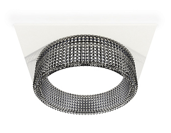 Комплект встраиваемого светильника XC8061031 SWH/BK белый песок/тонированный GX53 (C8061, N8484)