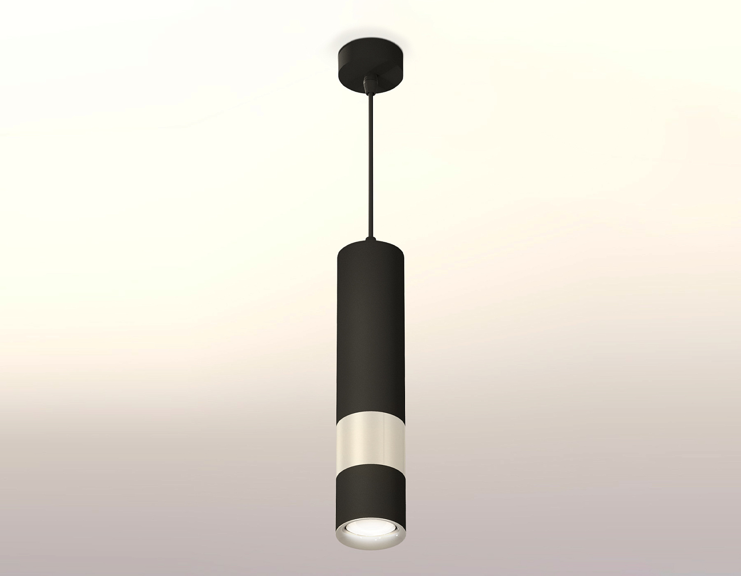 Комплект подвесного светильника XP7402090 SBK/PSL черный песок/серебро полированное MR16 GU5.3