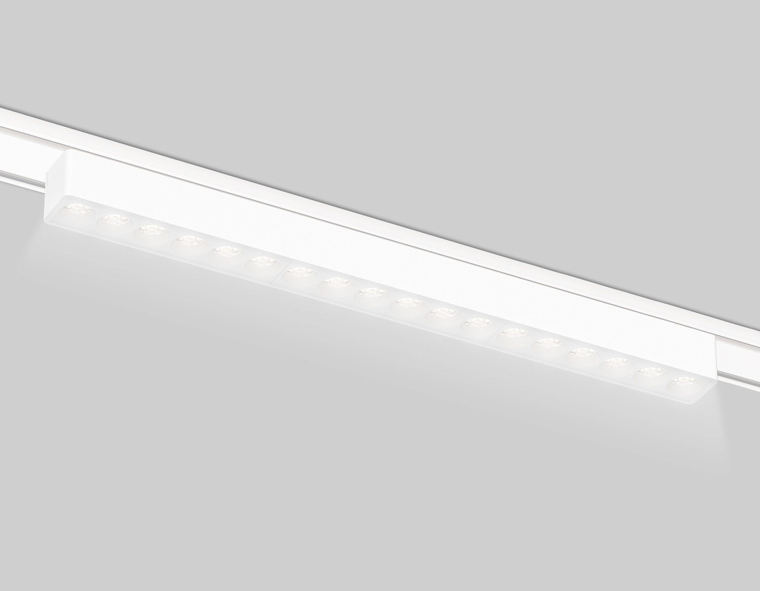 Светильник светодиодный трековый для шинопровода Magnetic Ultra Slim GV1414 WH белый IP20 18W 4200K 48V 24° 338*26*24