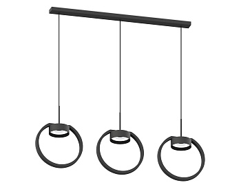Корпус светильника подвесной для насадок D85 C9107/3 SBK черный песок 700*20*1085mm GX53/3