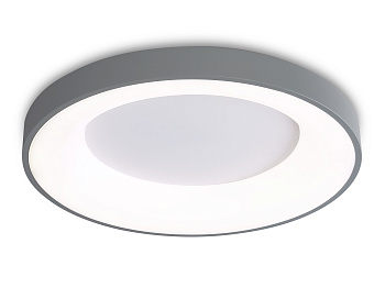 Потолочный светодиодный светильник с пультом FZ1402 GR серый IP20 48W 3000K-6500K D500*50 (ПДУ ИК)