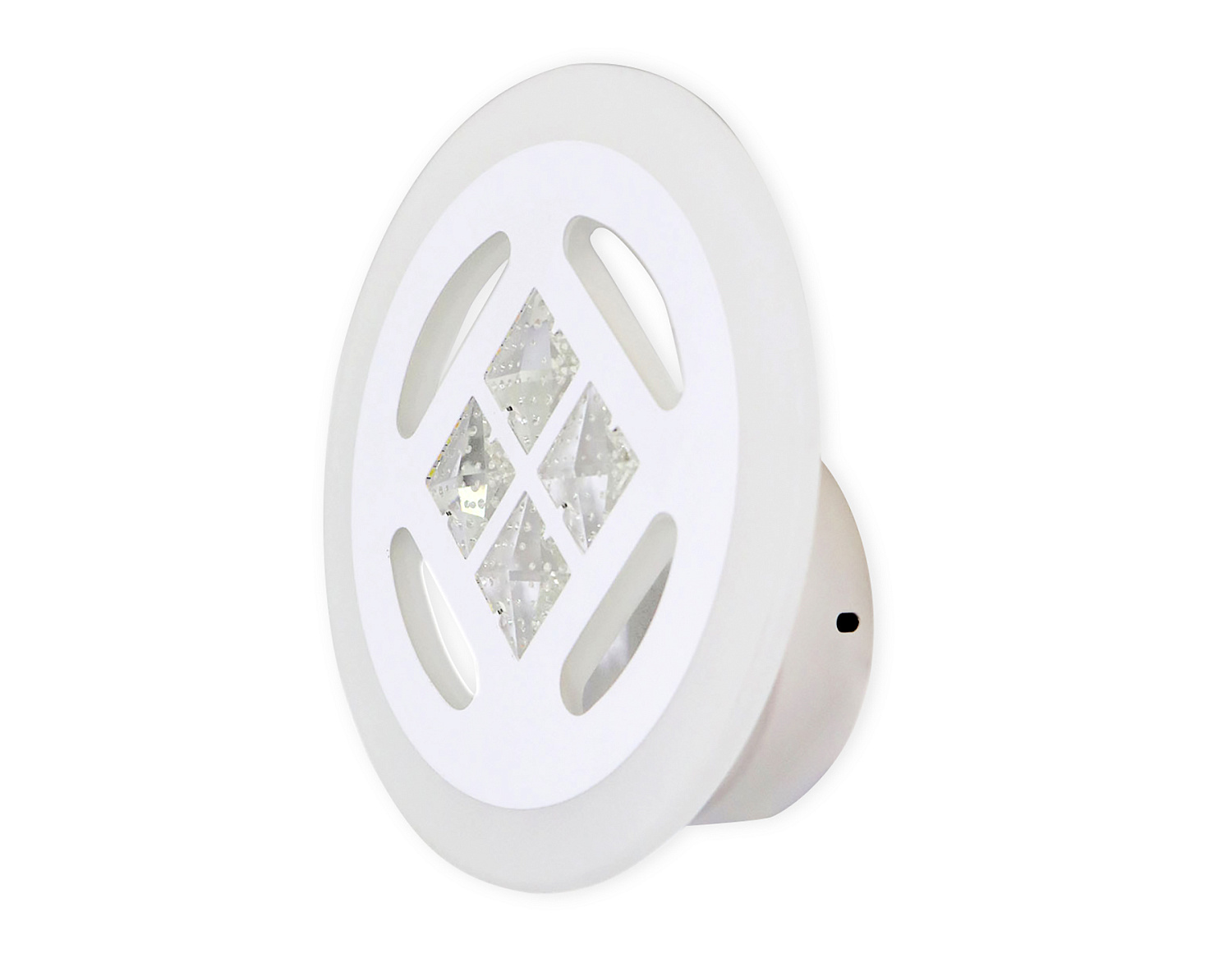 Настенный светодиодный светильник с выключателем FA2955 WH белый 4200K/3000K/6400K 20W 200*200*70