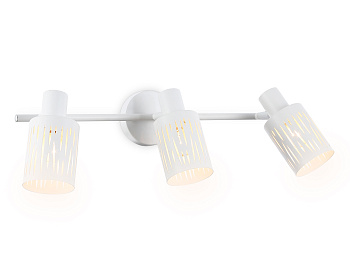 Настенно-потолочный спот в стиле лофт TR8665/3 WH белый E14/3 max 60W 560*100*190