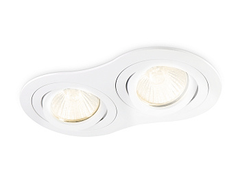 Встраиваемый точечный поворотный светильник GU5.3 TN102505/2 WH белый GU5.3 175*95*28
