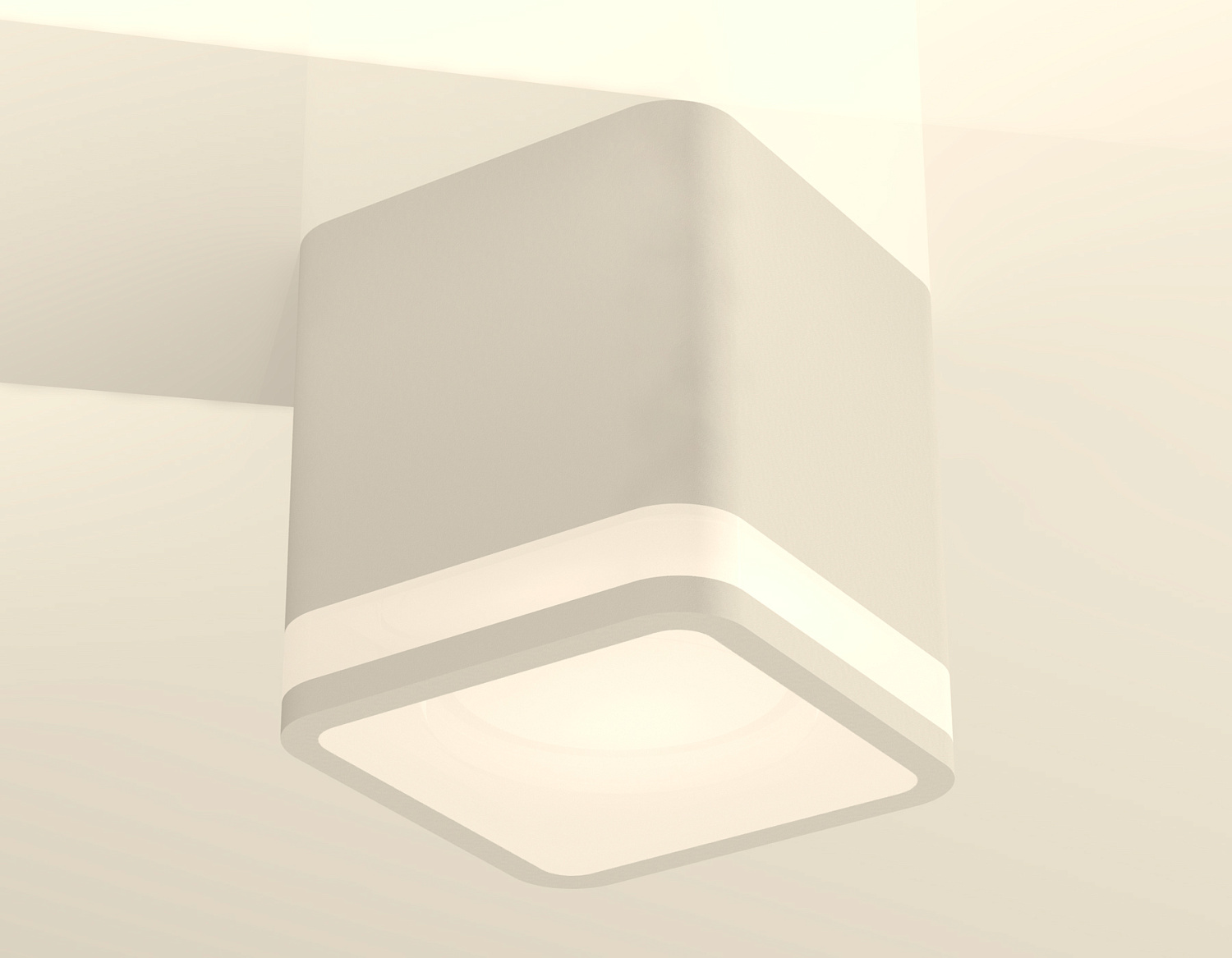 Комплект накладного светильника с акрилом XS7805030 SWH/FR белый песок/белый матовый MR16 GU5.3 (C7805, N7750)