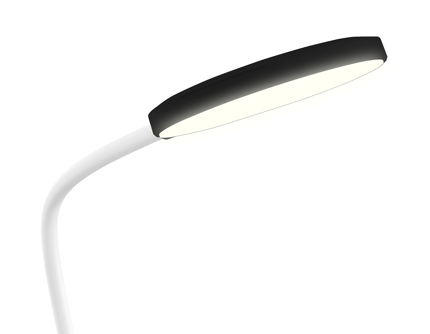 Светодиодная настольная лампа с аккумуляторной батареей, регулировкой цвета и USB-проводом DE601 BK/WH черный/белый LED 2800-6500K 5W