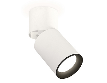 Комплект накладного поворотного светильника XM6312031 SWH/WH/SBK белый песок/белый/черный песок MR16 GU5.3 (A2220, C6312, N6102)