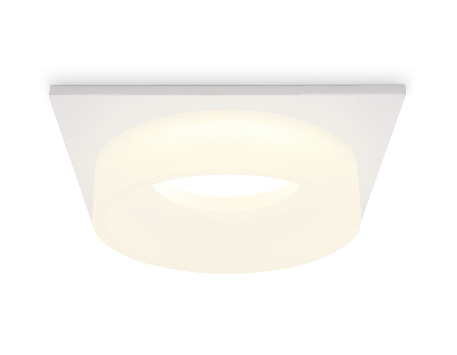 Встраиваемый точечный светильник с акрилом TN1314 SWH/FR белый песок/белый матовый GU5.3 92*92*45