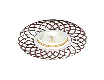 Круглый встраиваемый точечный светильник MR16 A815 AL/BR алюминий/коричневый MR16