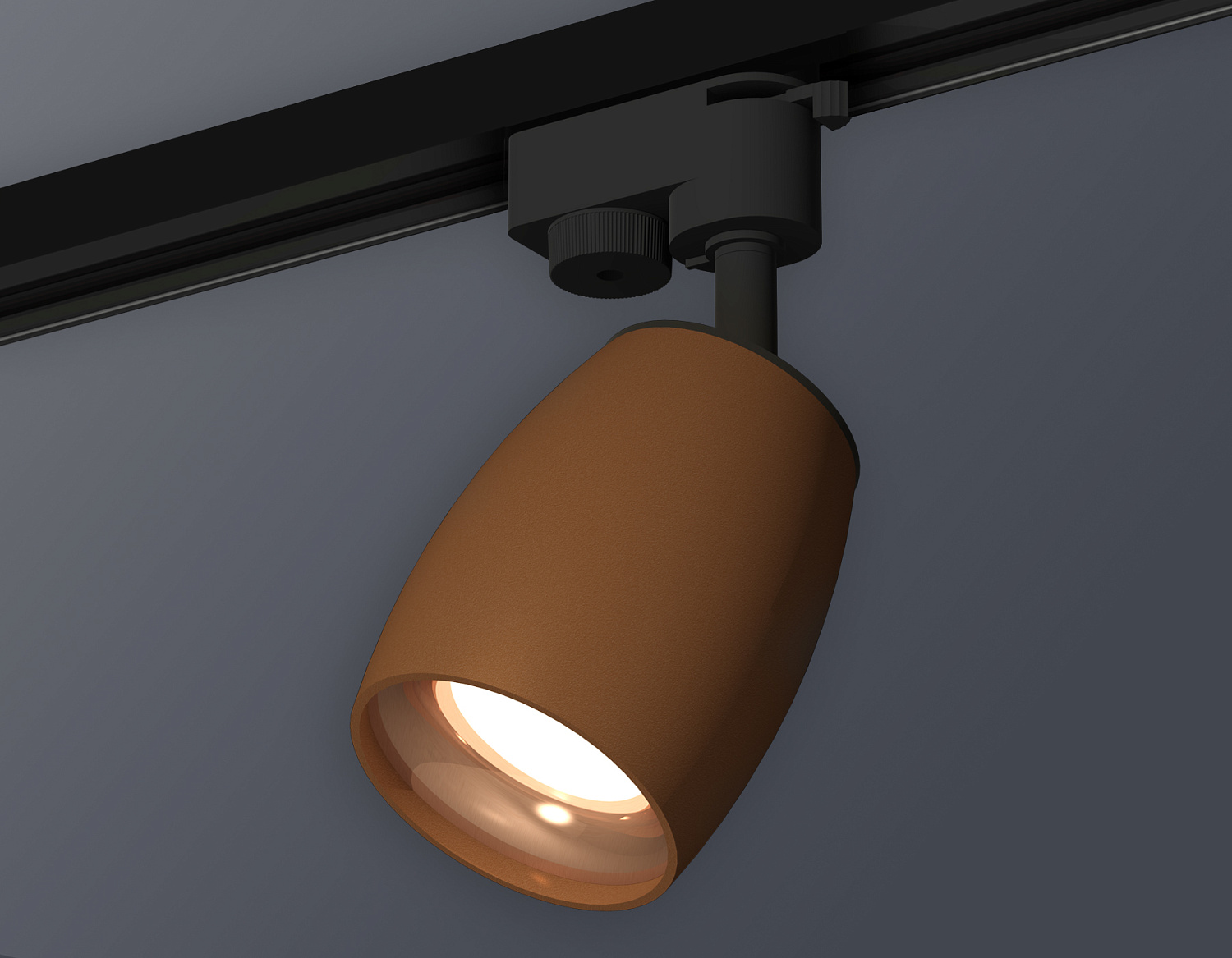 Комплект трекового однофазного светильника XT1124035 SCF/PPG кофе песок/золото розовое полированное MR16 GU5.3 (A2521, C1124, N7015)