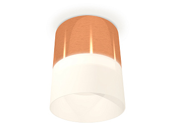 Комплект накладного светильника с акрилом XS8122011 PPG/FR золото розовое полированное/белый матовый GX53 (C8122, N8402)