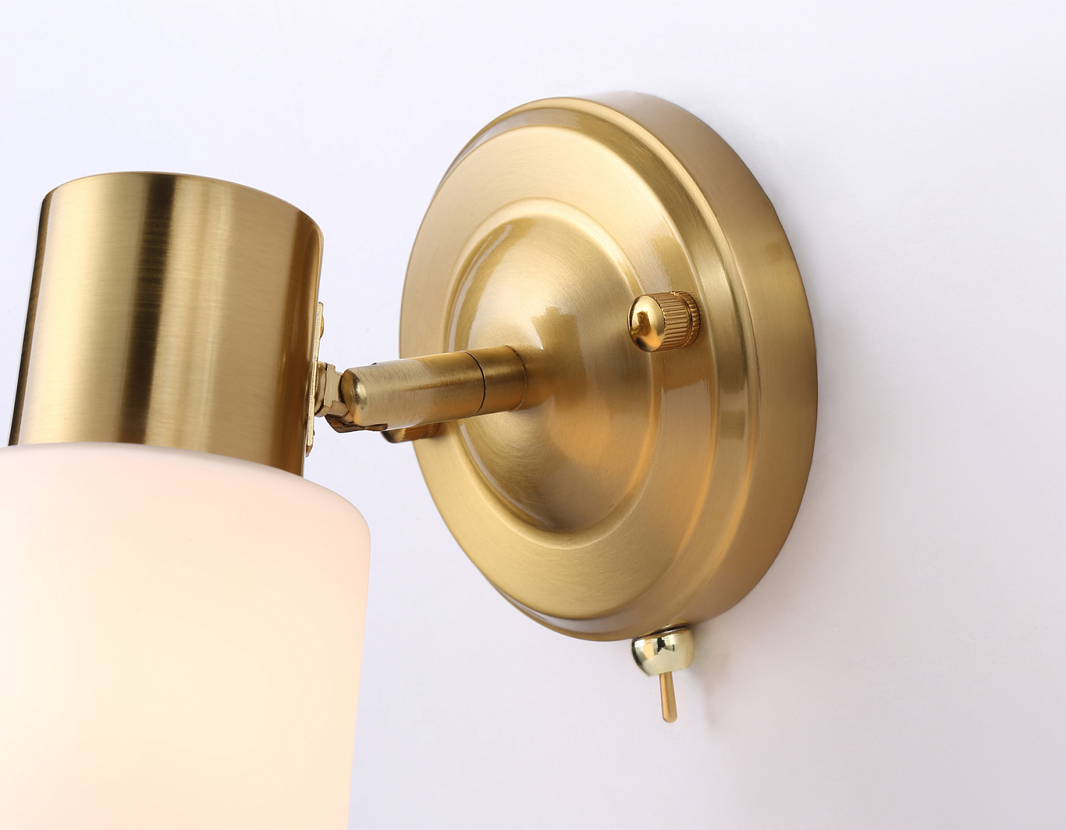 Накладной спот с выключателем TR3967 BS/FR латунь/белый матовый E27 max 40W 140*80*194