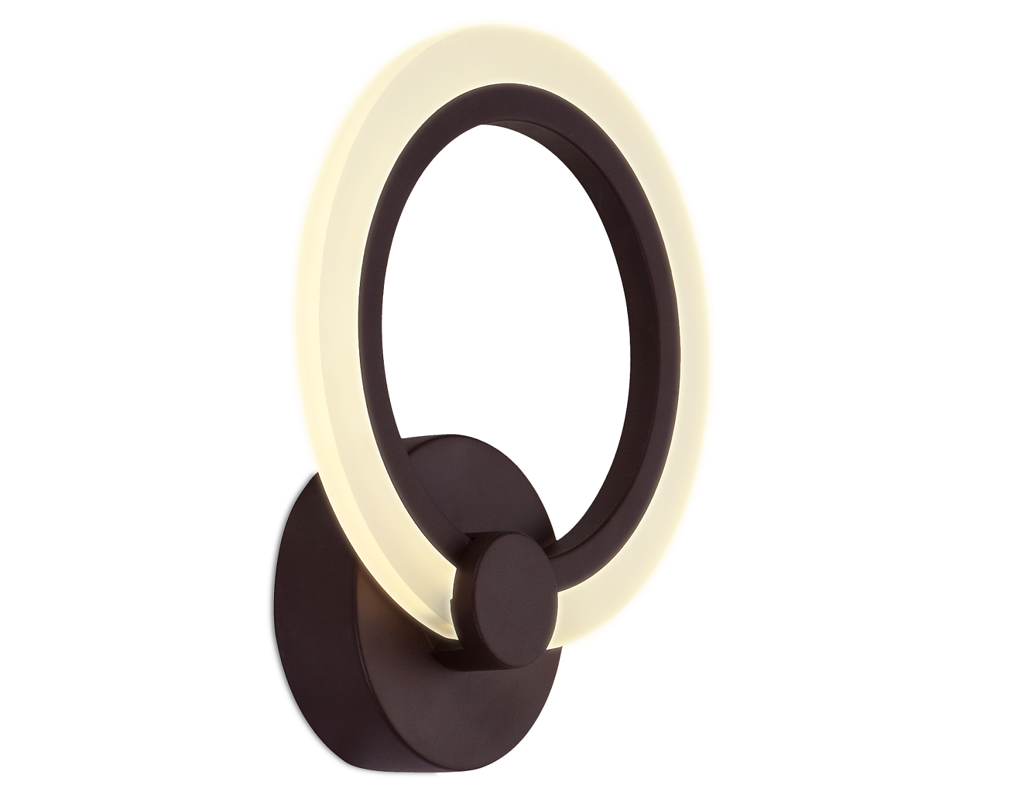 Настенный светодиодный светильник FA530 CF кофе 6400K/3000K/4200K 12W 230*190*60