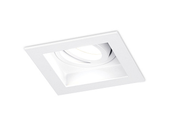 Точечный поворотный светильник MR16 TN180 WH белый GU5.3 100*100*40