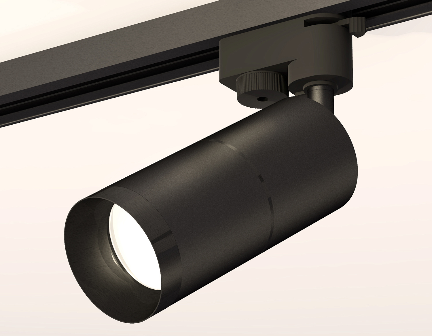 Комплект трекового однофазного светильника XT6302011 SBK/PBK черный песок/черный полированный MR16 GU5.3 (A2521, C6302, A2061, C6302, N6131)