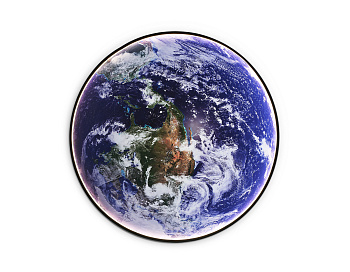 Настенно-потолочный светодиодный светильник FW11133 BK черный 25W LED 3000-6400K D400*38