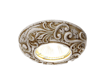 Встраиваемый точечный светильник MR16 из гипса D2980 BG бежевый гипс