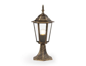 Уличный ландшафтный светильник ST2025 GD/BK/CL золото/черный/прозрачный IP54 E27 max 40W D150*400