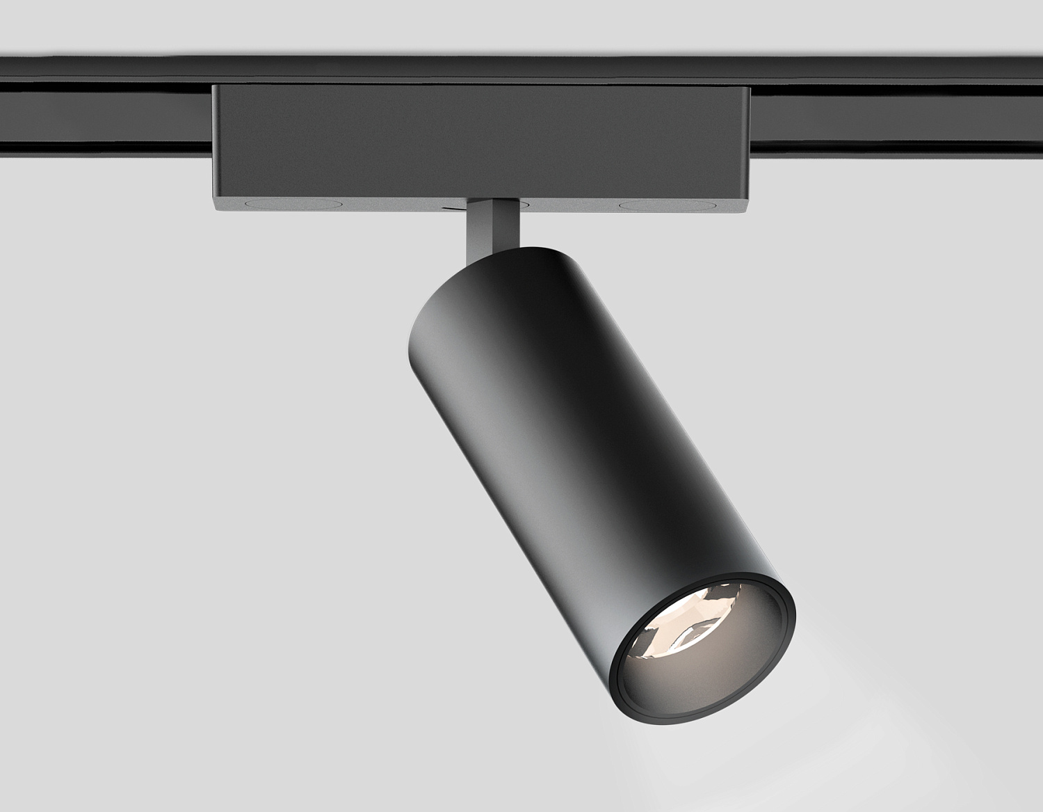 Светильник светодиодный трековый для шинопровода Magnetic Ultra Slim GV1511 BK черный IP20 9W 4200K 48V 24° D44*160