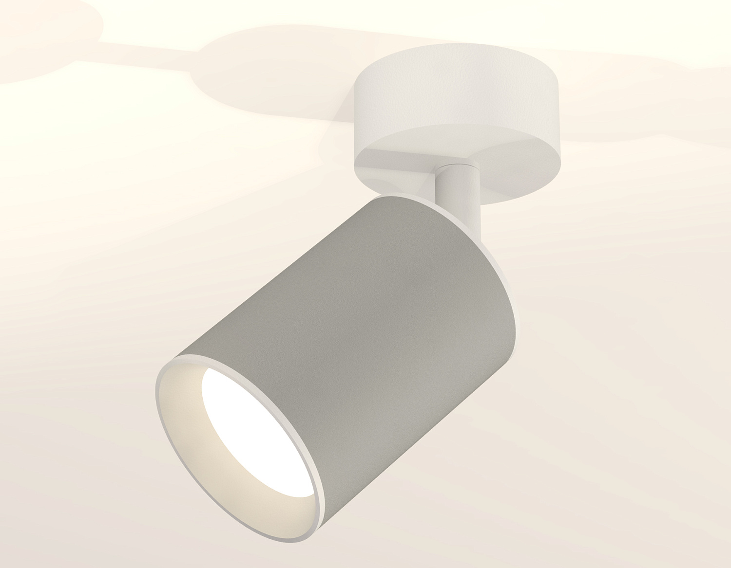 Комплект накладного поворотного светильника XM6314001 SGR/SWH серый песок/белый песок MR16 GU5.3 (A2202, C6314, N6101)