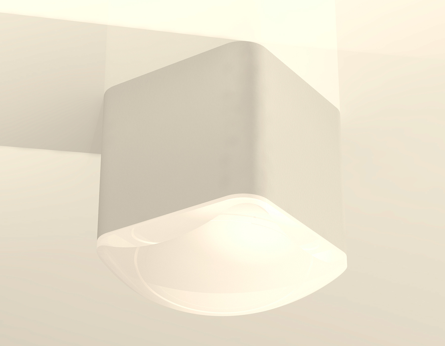 Комплект накладного светильника с акрилом XS7805041 SWH/FR белый песок/белый матовый MR16 GU5.3 (C7805, N7756)