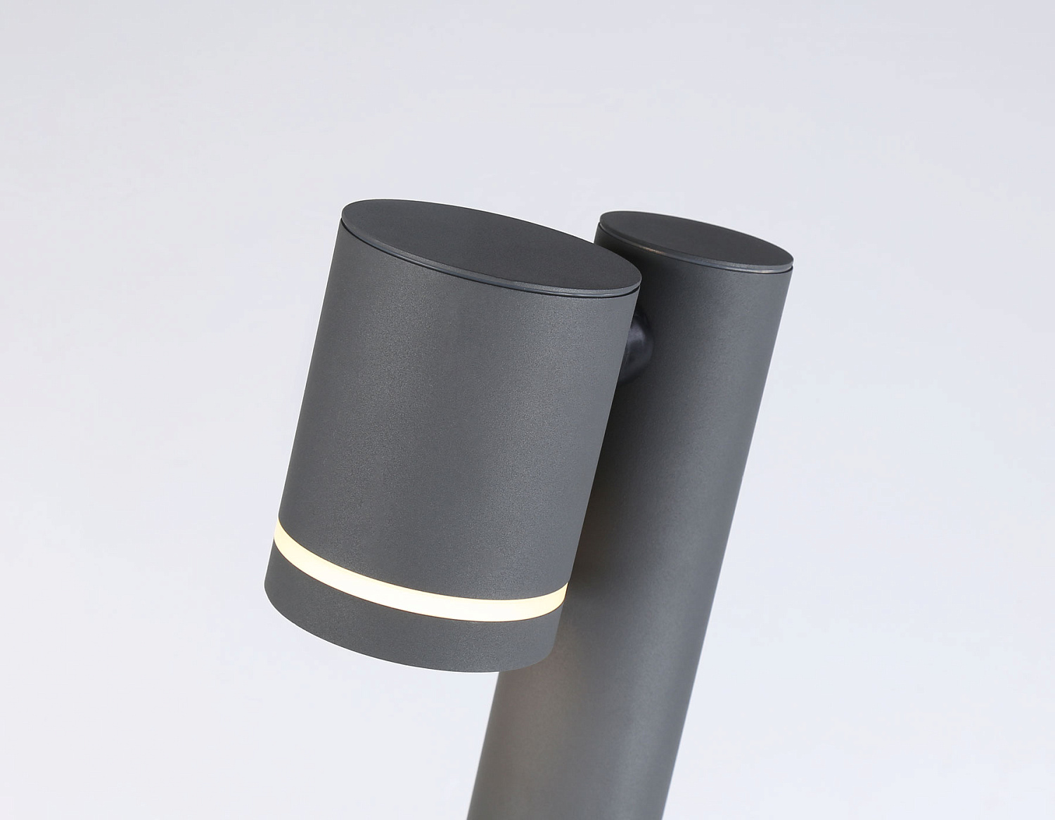 Уличный ландшафтный поворотный светильник ST3342 GR серый IP54 GX53 max 15W 100*85*600