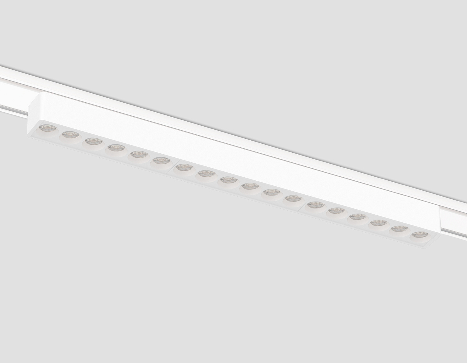 Светильник светодиодный трековый для шинопровода Magnetic Ultra Slim GV1414 WH белый IP20 18W 4200K 48V 24° 338*26*24