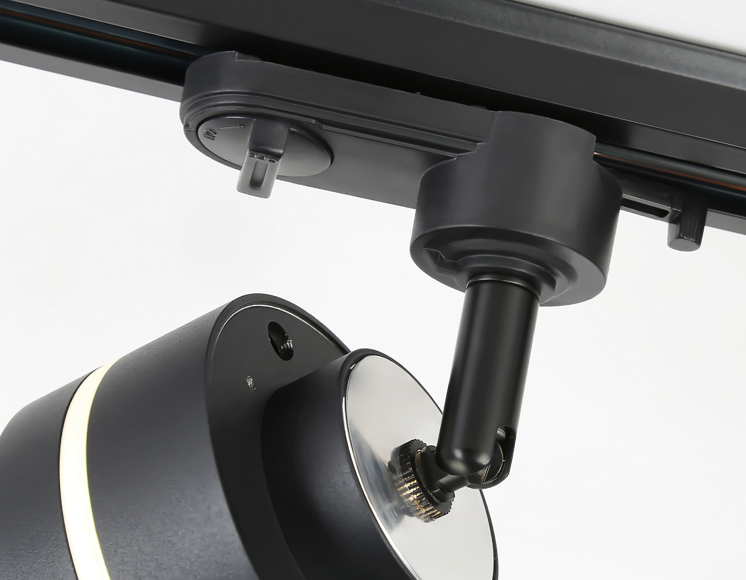 Трековый светильник GX53 GL5385 BK/FR черный/белый матовый GX53 max 12W