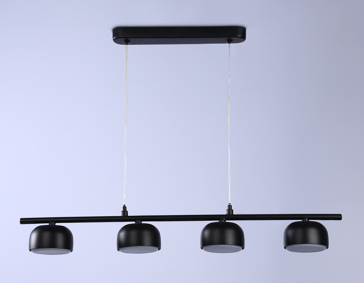 Светильник подвесной со сменной лампой GX53 TN71039/4 BK черный GX53/4 max 12W 600*80*1100