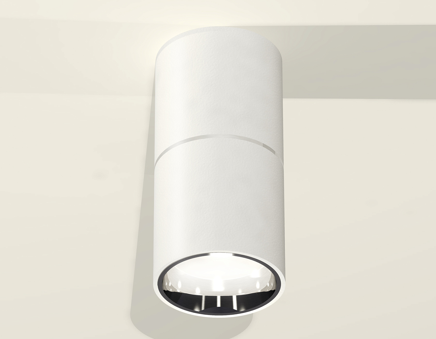 Комплект накладного светильника XS6301081 SWH/PSL белый песок/серебро полированное MR16 GU5.3 (C6301, A2060, N6112)