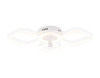 Потолочный светодиодный светильник с пультом FA3822/4 WH белый 3000K-6400K 86W 720*430*130 (ПДУ ИК)