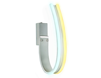 Настенный светодиодный светильник FL163 WH белый LED 3000K/6400K 21W 410*60*220