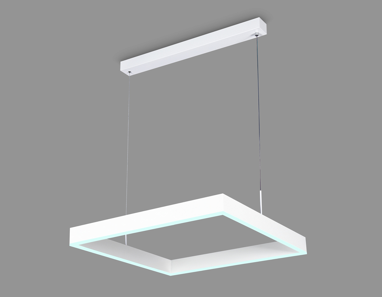 Подвесной светодиодный светильник с пультом управления FA6622 WH белый 65W 600*600*720 (ПДУ РАДИО 2.4G)