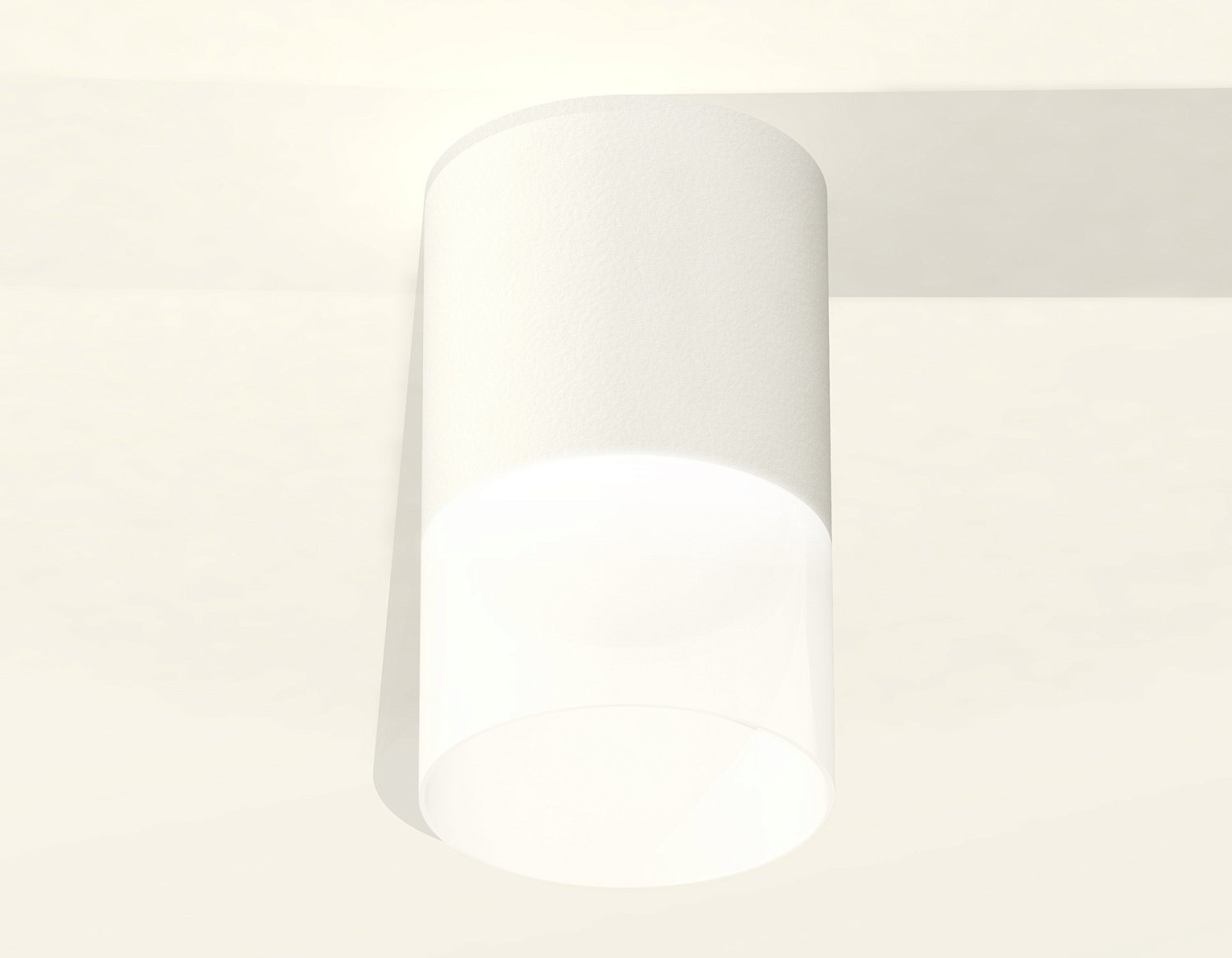 Комплект накладного светильника с акрилом XS6301065 SWH/FR белый песок/белый матовый MR16 GU5.3 (C6301, N6252)