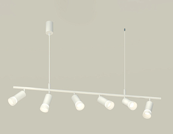 Комплект подвесного поворотного светильника с акрилом XB9005330/6 SWH/FR белый песок/белый матовый MR16 GU5.3 (С9005, С6322, N6258)