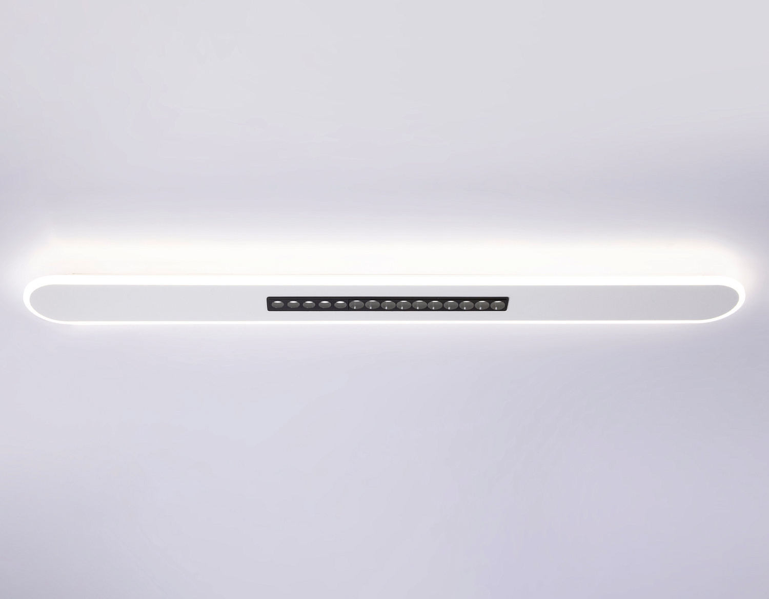 Потолочный светодиодный светильник FL51445 WH/BK белый/черный 70W 3000K-6400K+4200K 1200*125*40 (Без ПДУ)