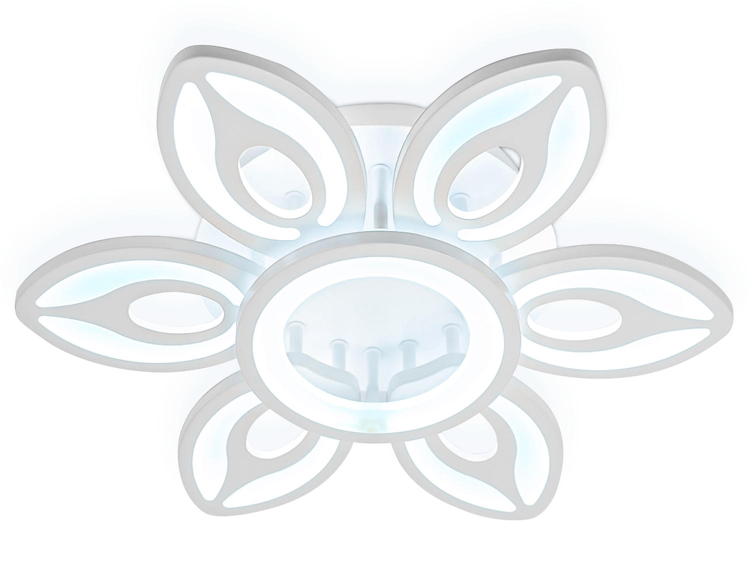 Потолочный светодиодный светильник с пультом FA462/6+1 GR серый 97W D650*120 (ПДУ РАДИО 2.4)