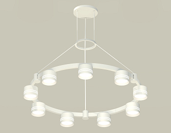 Комплект подвесного светильника с акрилом Techno Ring XR92031903/9 SWH/FR белый песок/белый матовый GX53 (A9203, C9241, N8477)