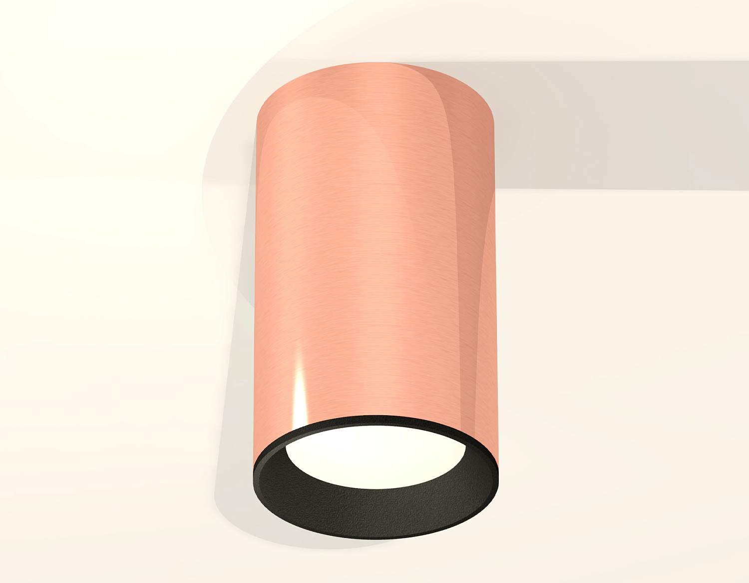 Комплект накладного светильника XS6326002 PPG/SBK золото розовое полированное/черный песок MR16 GU5.3 (C6326, N6102)