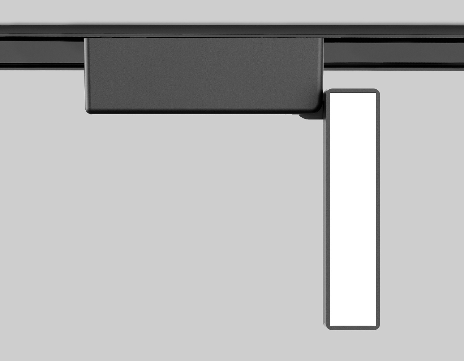 Светильник светодиодный трековый для шинопровода Magnetic Ultra Slim GV1479 BK черный IP20 5W 4200K 48V 122*26*80