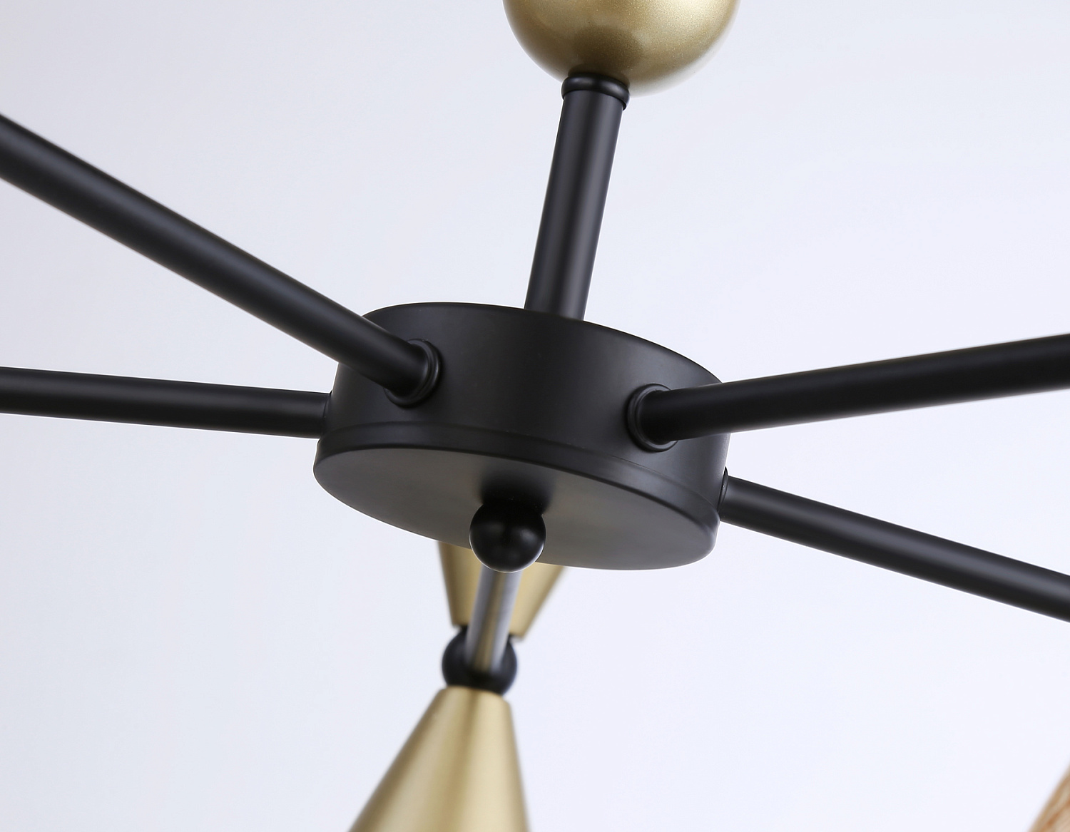 Подвесной светильник TR3171/5 BK/GD черный/золото E27/5 max 60W D580*380