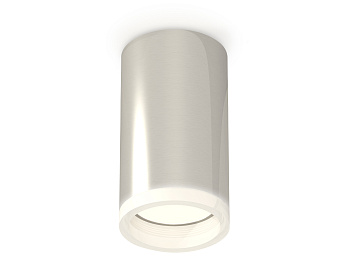 Комплект накладного светильника с акрилом XS6325040 PSL/FR серебро полированное/белый матовый MR16 GU5.3 (C6325, N6245)