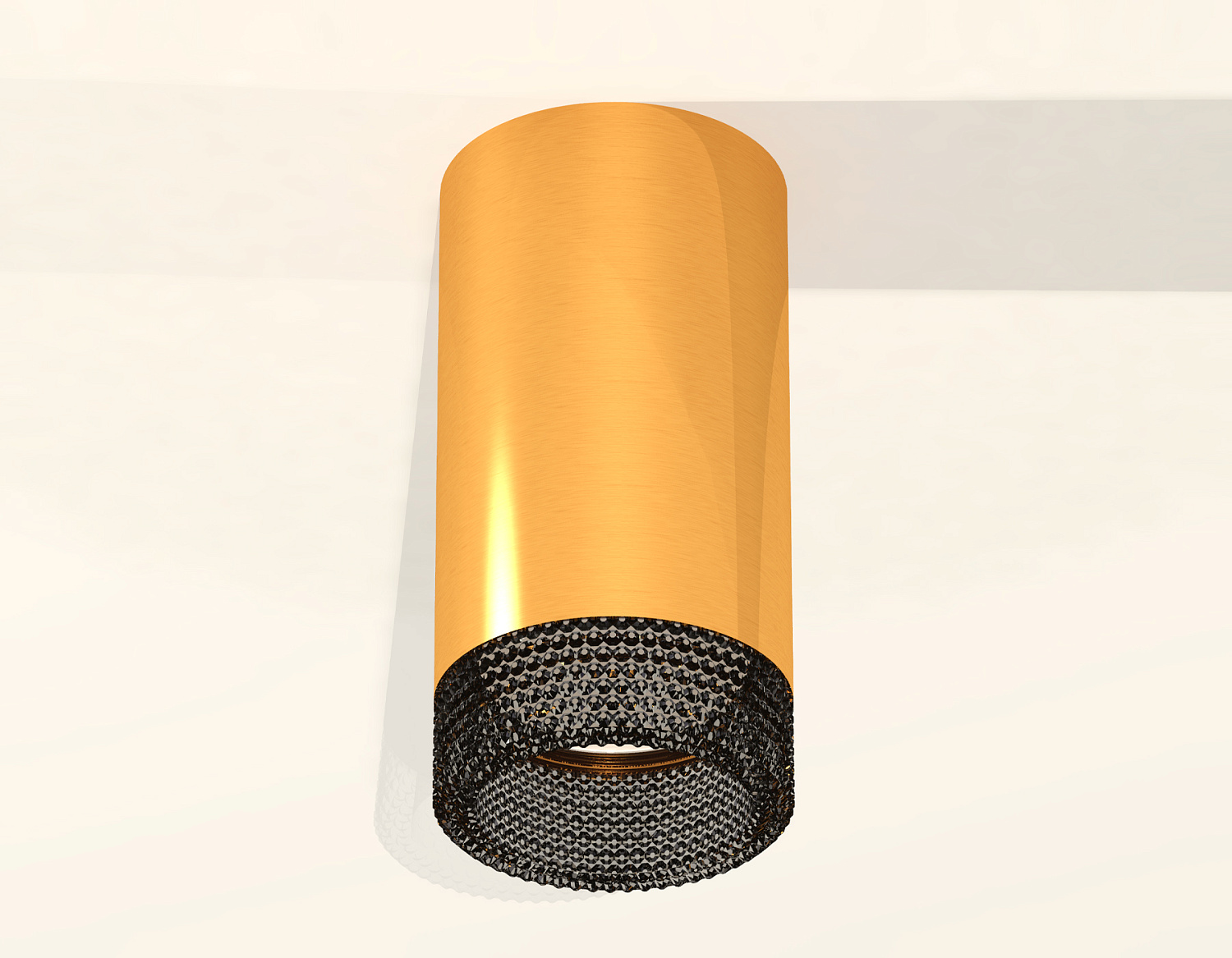 Комплект накладного светильника с композитным хрусталем XS6327011 PYG/BK золото желтое полированное/тонированный MR16 GU5.3 (C6327, N6151)