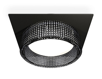 Комплект встраиваемого светильника XC8062031 SBK/BK черный песок/тонированный GX53 (C8062, N8484)