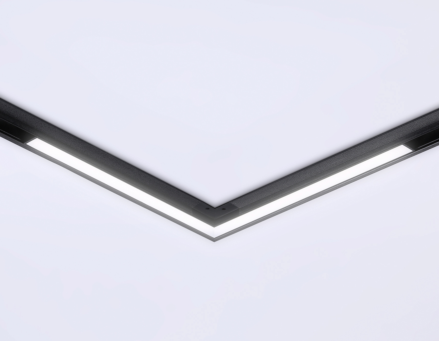 Светильник светодиодный угловой для шинопровода Magnetic GL3982 BK черный IP20 24W 4200K 48V 300*300*45