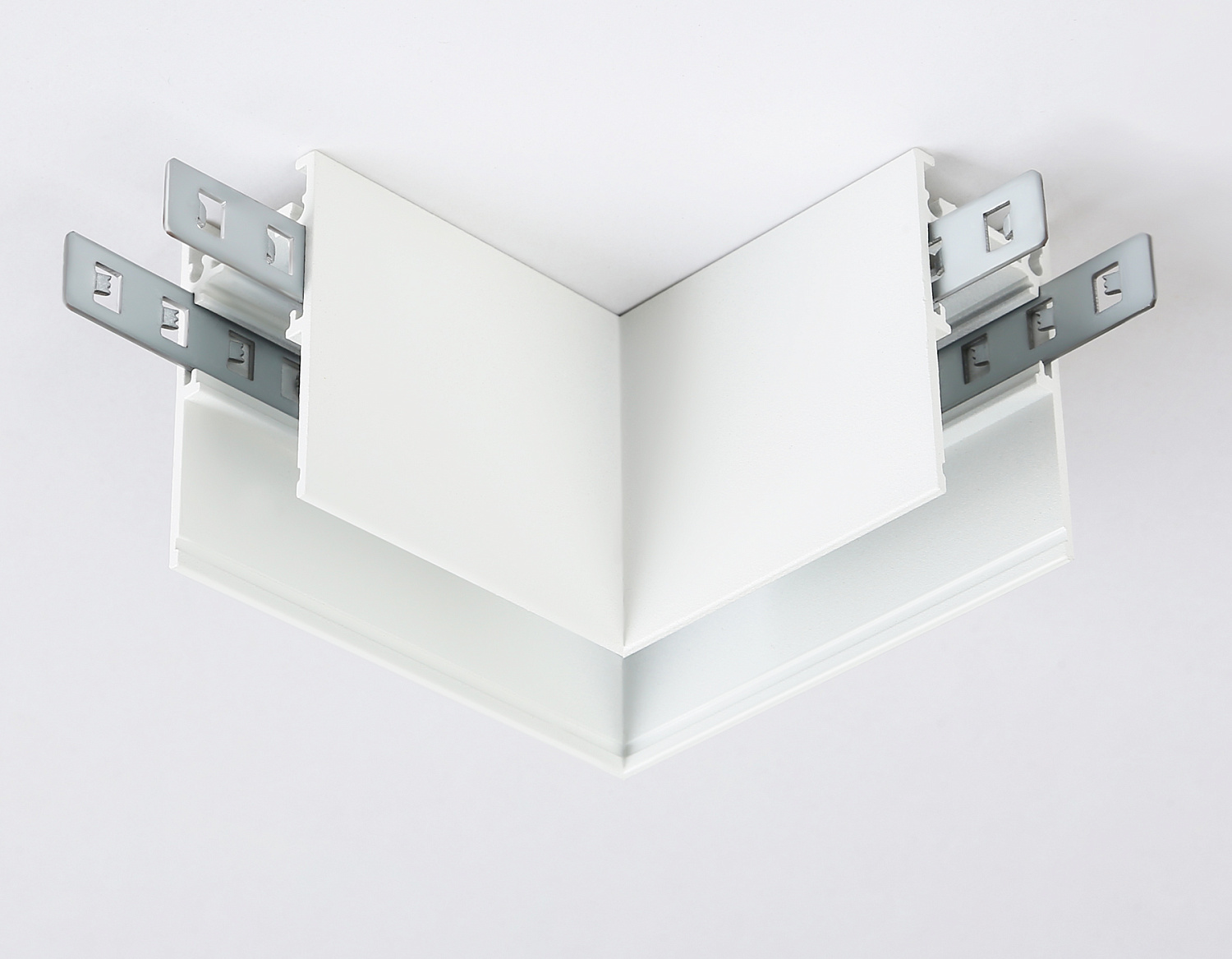 Коннектор угловой для накладного шинопровода Magnetic GL3369 WH белый коннектор угловой для накладного шинопровода 85*85*H53.7