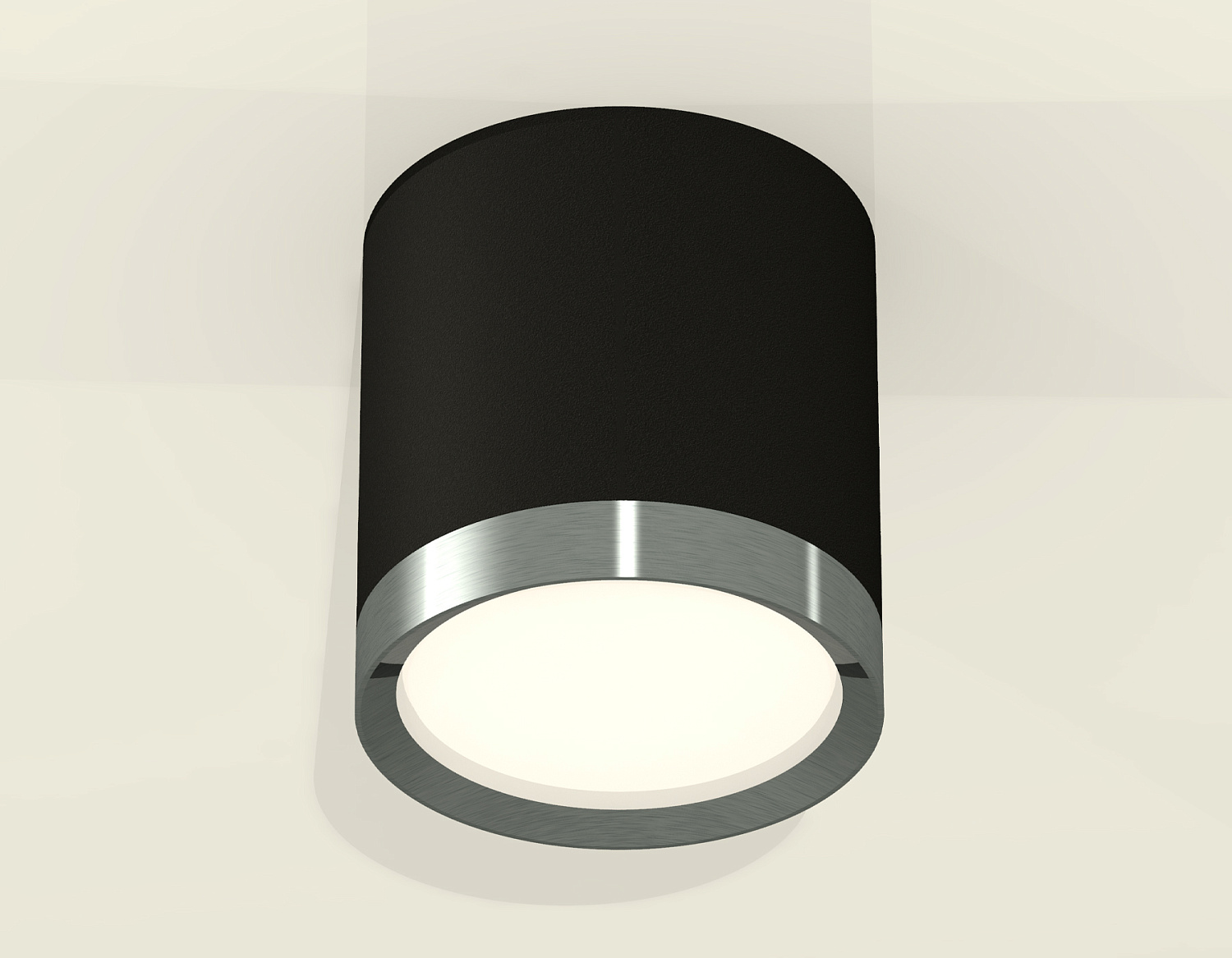 Комплект накладного светильника XS8142006 SBK/PPH черный песок/графит полированный GX53 (C8142, N8133)