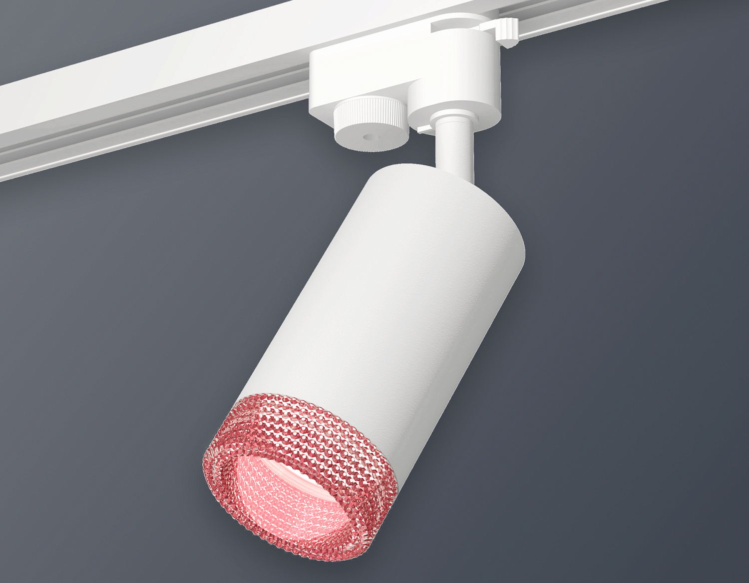 Комплект трекового однофазного светильника XT6322082 SWH/PI белый песок/розовый MR16 GU5.3 (A2520, C6322, N6152)